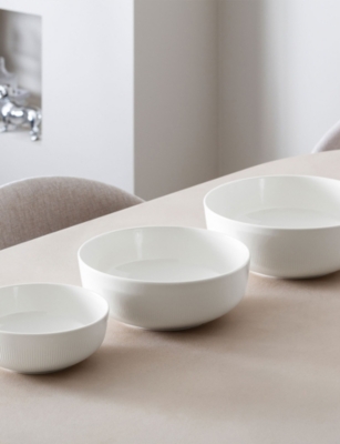 Villeroy & Boch Afina Porcelain Salad Bowl In White