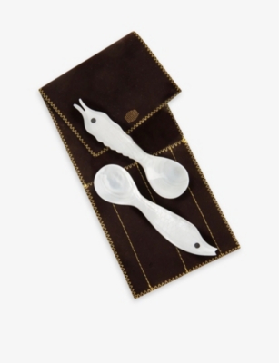 GOHAR WORLD SEA CREATURES MOTHER-OF-PEARL SPOON SET 