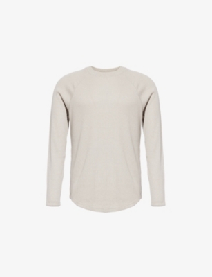 PAIGE: Odin Baseball long-sleeve cotton-blend jersey T-shirt