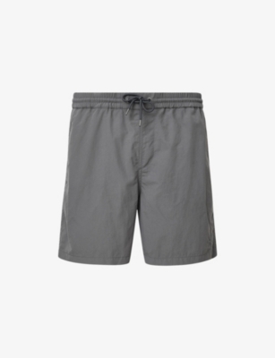ALLSAINTS: Haven Logo-Embroidered Slim-Fit Woven Swim Shorts