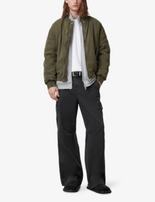 ALLSAINTS: Flynn Straight-Leg Cotton-Blend Cargo Trousers