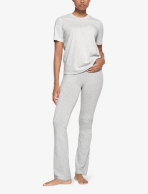 SKIMS: Relaxed-fit short-sleeve stretch-cotton T-shirt