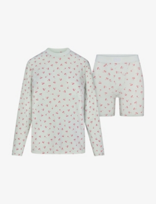SKIMS: Boyfriend Jersey Long-Sleeve and Boxer Set