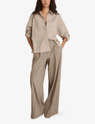 REISS: Nova Long-Sleeved Stretch-Woven Shirt