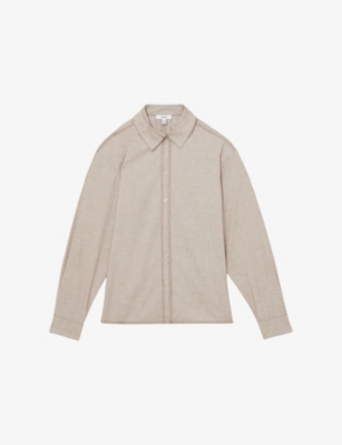 REISS: Nova Long-Sleeved Stretch-Woven Shirt