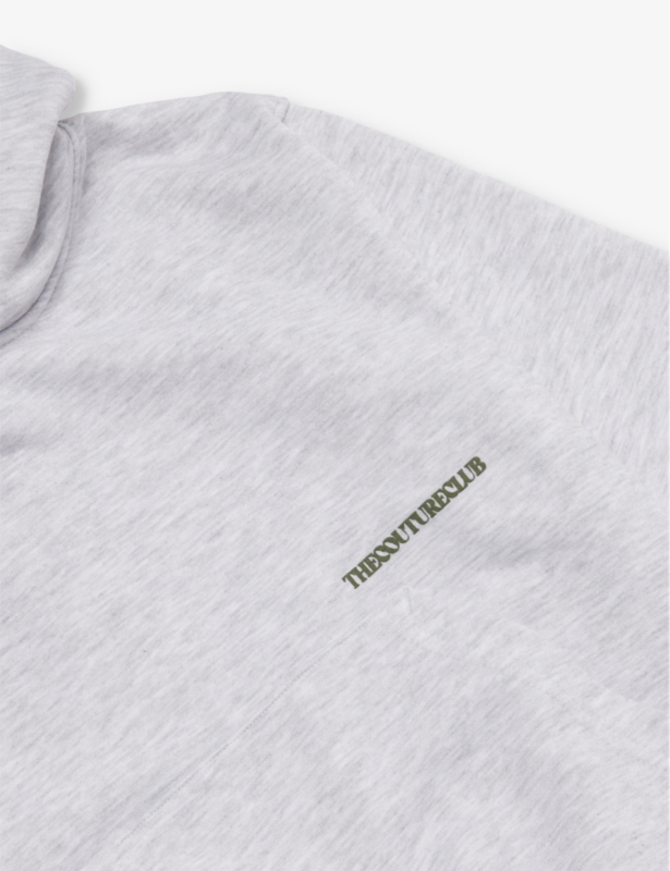 Design Department slogan-print cotton-blend hoody