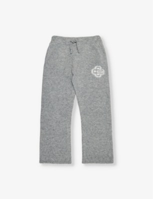 THE COUTURE CLUB FLUFFY BRANDED KNIT JOGGING BOTTOMS 1-8 Y 