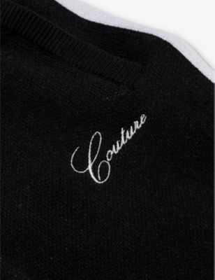 Regular-fit side-stripe cotton-jersey jogging bottoms 1-8 years