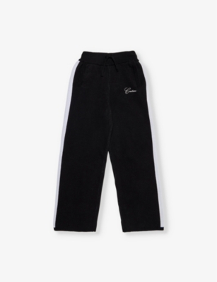 THE COUTURE CLUB: Regular-fit side-stripe cotton-jersey jogging bottoms 1-8 years