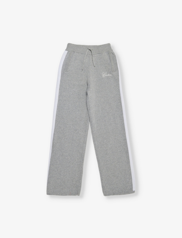 Regular-fit side-stripe cotton-jersey jogging bottoms 1-8 years