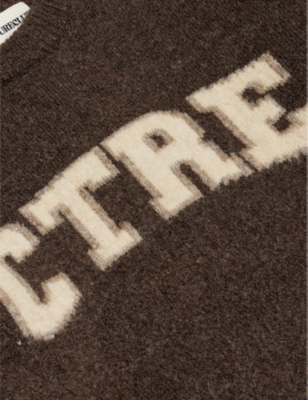 The Couture Club Brown Regular-fit Branded Knit Jumper 1-8 Y In Brown