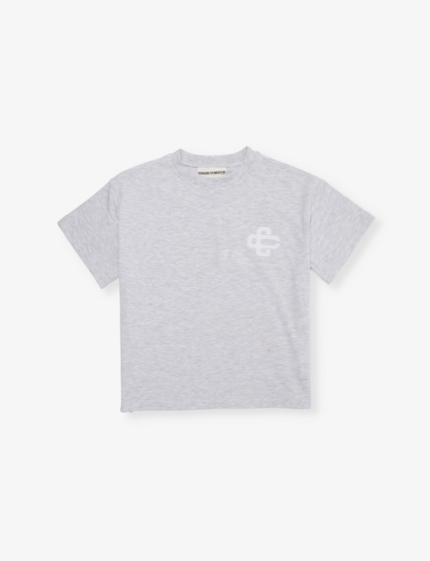 Crewneck brand-appliqué stretch-woven T-shirt 1-8 years