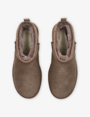 Ugg Classic Ultra Mini Hickory Boot In Brown