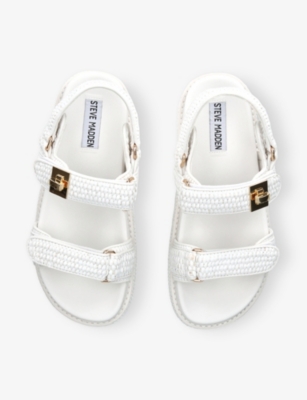 STEVE MADDEN: Bigmona Raffia Sandals