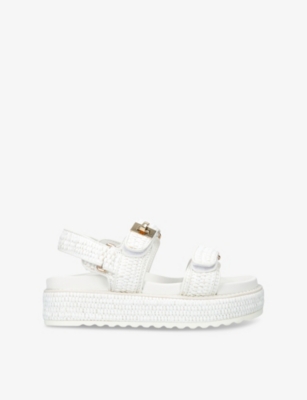 STEVE MADDEN: Bigmona Raffia Sandals