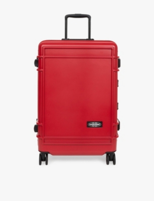 Eastpak E Resist'r Large Hard-shell Polycarbonate Suitcase 78cm In Red