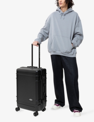 Eastpak E Resist'r Medium Hard-shell Polycarbonate Suitcase 68cm Black In Black