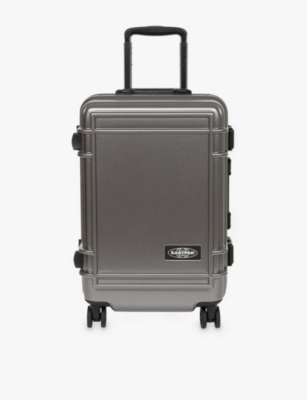 Eastpak E Resist'r Cabin Small Hard-shell Polycarbonate Suitcase 55cm In Gray