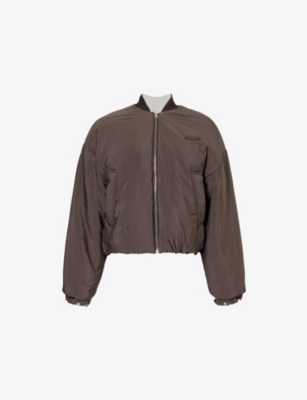 ADANOLA Reversible padded relaxed fit woven jacket Selfridges