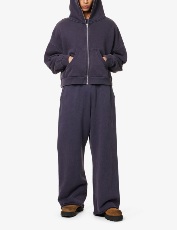 Eternal Two-Patch-Pockets Relaxed-Fit Cotton-Jersey Hoody