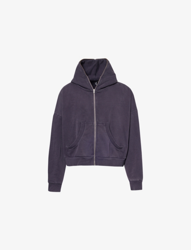 Eternal Two-Patch-Pockets Relaxed-Fit Cotton-Jersey Hoody
