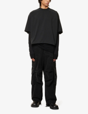 ENTIRE STUDIOS: Heavy Dart Short-Sleeves Relaxed-Fit Cotton-Jersey T-Shirt