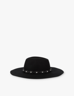THE KOOPLES - Stud-embellished wool fedora hat | Selfridges.com display picture 1