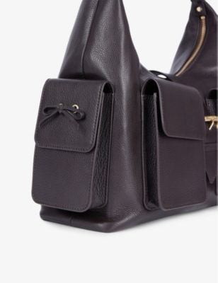 THE KOOPLES: Amelia multi-pocket leather shoulder bag
