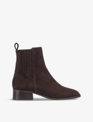 Shop Lk Bennett Womens Bro-dark Chocolate Rosella Suede Chelsea Boots