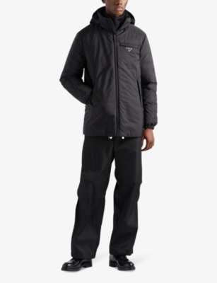 PRADA MENS PRADA MEDIUM-WEIGHT RE-NYLON DOWN JACKET