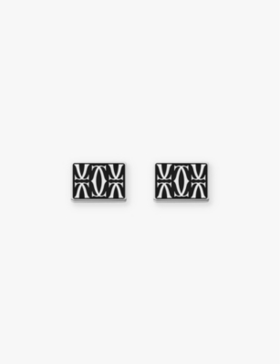 CARTIER: C de Cartier sterling-silver cufflinks
