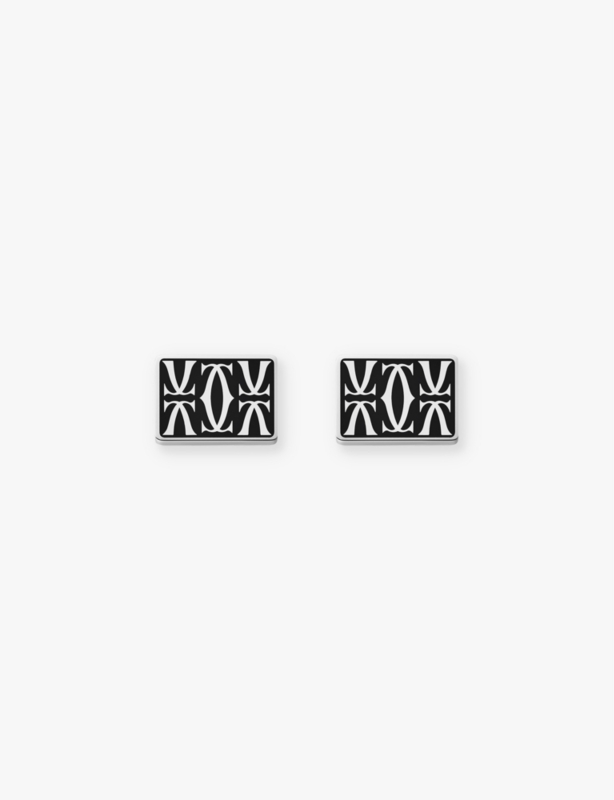 C de Cartier sterling-silver cufflinks
