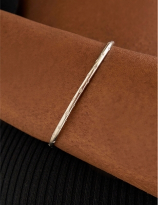 ASTRID & MIYU: Cosmic Star 18ct yellow gold-plated recycled sterling-silver and cubic zirconia bangle