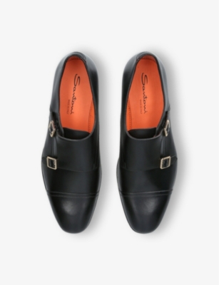 Santoni Loafers In Black