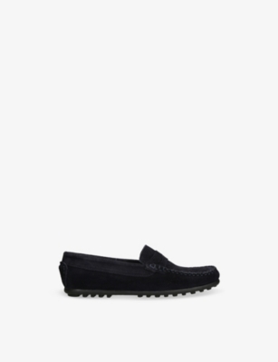 PAPOUELLI: Kids' Felix Leather Moccasins