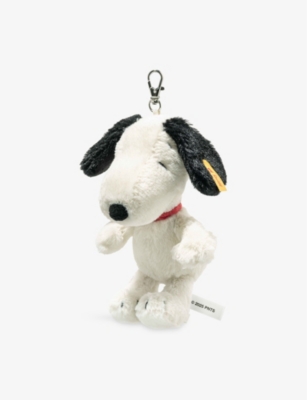 Steiff Womens  Snoopy Soft Toy Keyring 15cm