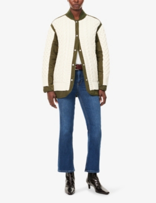 RAG & BONE: Epic Peyton mid-rise bootcut-leg ankle stretch-denim jeans