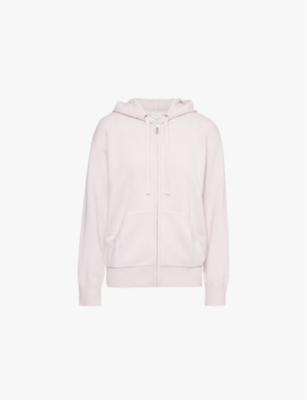 Derek Rose Womens  Daphne Long-sleeve Cashmere Hoody In Pink