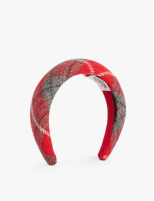 VIVIENNE WESTWOOD: Tartan wool headband