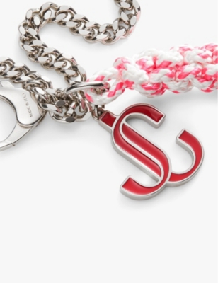 JIMMY CHOO: Braided Rope metal bag charm