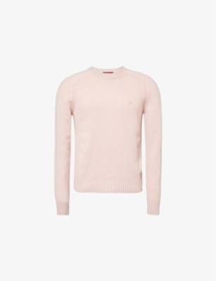 GUCCI: Crew-neck ribbed-trims regular-fit cashmere jumper