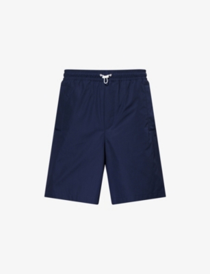 GUCCI: Logo-Print Relaxed Cotton Shorts