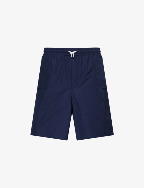 Logo-Print Relaxed Cotton Shorts