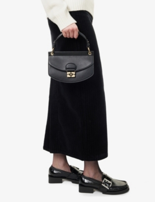Apo-G Mini Recycled Leather-Blend Top-Handle Bag