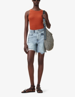 Allsaints Womens  Rina Stretch-jersey Tank Top