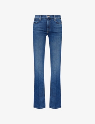 MOTHER: The Runaway flared-leg slim-fit stretch-denim jeans