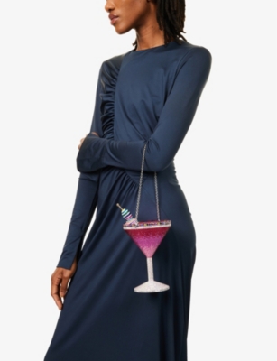 JUDITH LEIBER COUTURE: Martini Candy crystal clutch-bag