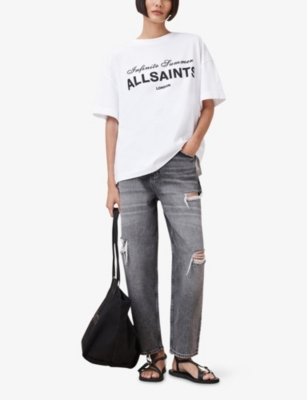 ALLSAINTS: Avri Branded-Print Cotton-Jersey T-Shirt