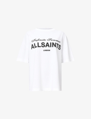 ALLSAINTS: Avri Branded-Print Cotton-Jersey T-Shirt