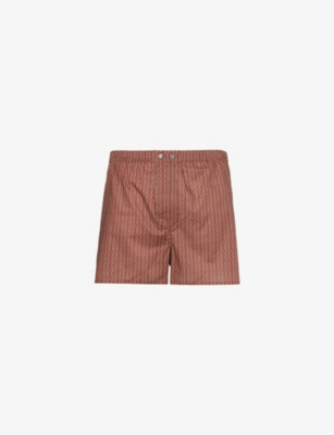 DEREK ROSE: Nelson mid-rise cotton boxer shorts